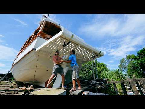 Installing all STANDING RIGGING and ILLUMINATING where the sun doesn't shine! — Sailing Yabá 196