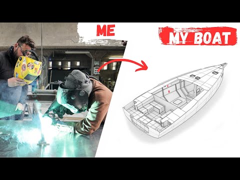 ⛵️Building our EXPLORATION ALUMINUM SAILBOAT! 👨‍🏭 Ep.330