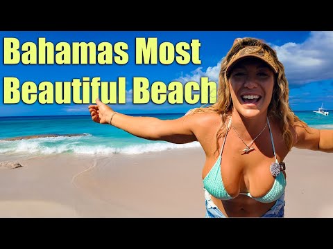 The most beautiful beach in the bahamas is a party!