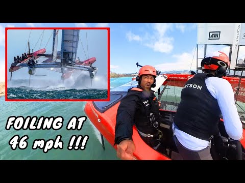 I got to sail on the FASTEST CATAMARAN IN THE WORLD!! 🤯 - (Episode 264)