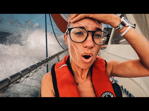 ROUGH SEAS (4 Meter Waves 😳)....Sailing Vessel Delos Ep. 466