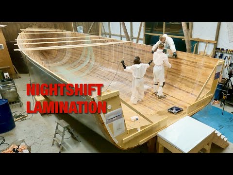 From Dusk To Dawn: Laminating The Inside Of Our RAN 50 - Ep. 406 RAN Sailing