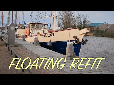 Converting a Steel Trawler Into a Sailing Ship. The journey has just started!