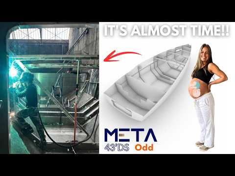 ⛵️Building our new 43ft Aluminum Exploration Sailboat!! Ep.347