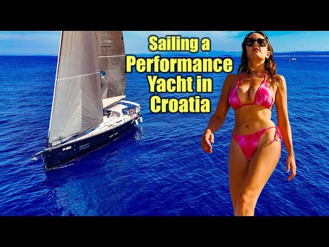 Sailing a Beneteau First 53 with Beautiful Crew in Croatia