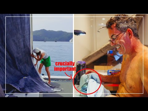 This is How We Prepared Our Boat for Sailing after 6 Weeks on a Ship