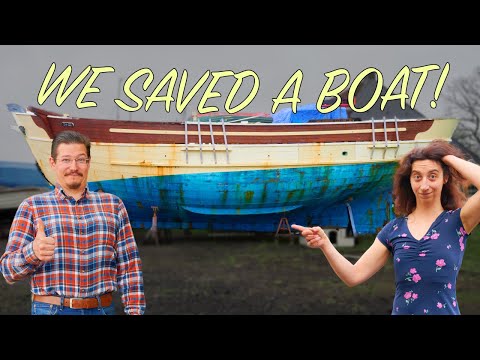 We just bought an abandoned boat project