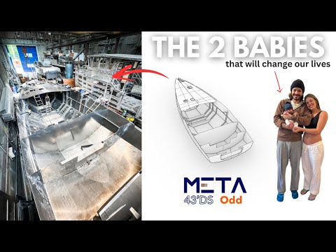 ⛵️ Building an Exploration Aluminum Sailboat + we had a Baby 👶 Ep.348