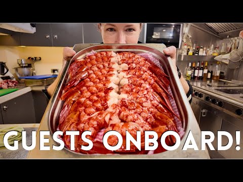 Guests Onboard! A day in the life of a charter yacht chef