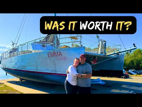 Epic sail after major refit - Letting our aluminum catamaran stretch her legs (Ep. 115)