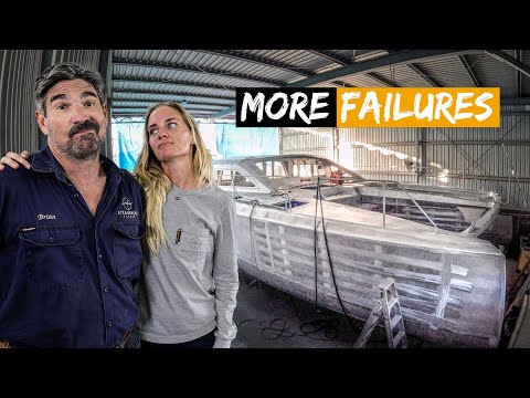 How Many Times Can We Get it WRONG 🙈 (Building Our Own Aluminum Catamaran Pt. 20)