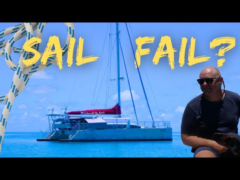 SAIL FAIL?? A Day of Surprises - REEF, BROKEN BITS & BILGE ALARM | Sailing with the James's (Ep.122)