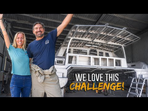 SMASHING Out Projects 💪 (Building Our Own Aluminum Catamaran Pt. 24)