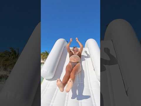 Bikinis, Beaches and slides #bahamas #beach #bikini