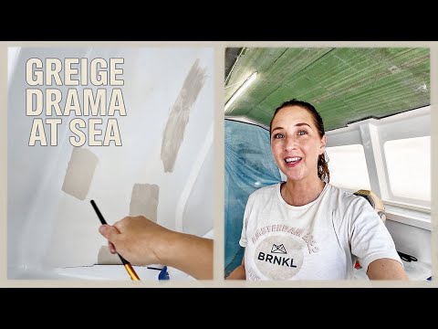 CATAMARAN BUILD - Picking Interior Paint For Our Boat (MJ Sailing - Ep 357)