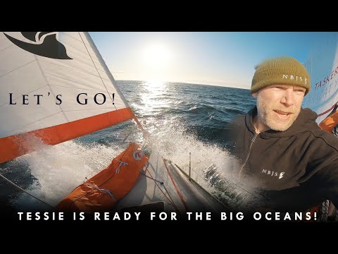 Giving Tessie a full test sail before Lindisfarne!