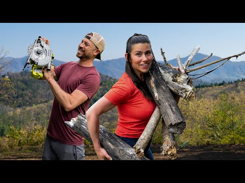 The First Thing We Built On Our Land | Mountain Homestead
