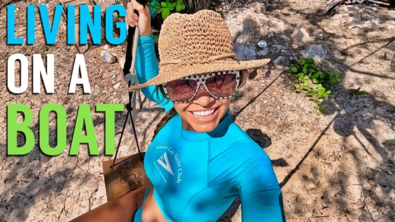 Life aboard our 40ft yacht in staniel cay bahamas