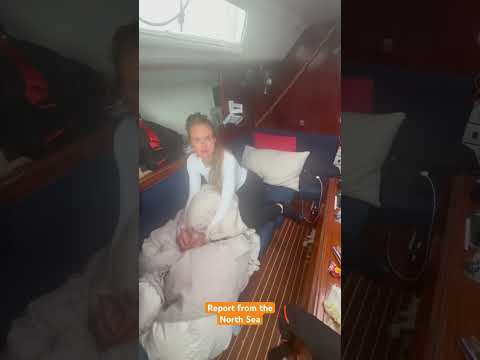 Report from the North Sea with Silje! #northsea #sailing #ocean