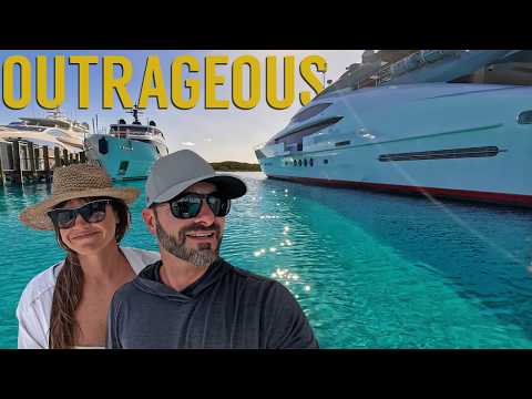 We Parked our Floating Home Inside This SUPER YACHT Oasis