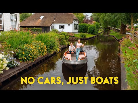 This Village Has No Roads - Only Canals and Boats