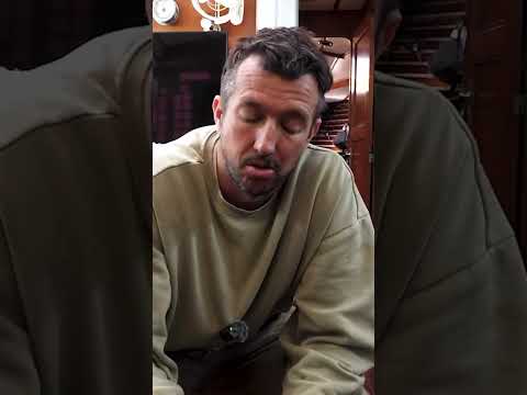 At first, he thought it was just the starter but it turned out to be much worse. #sailing #boatlife