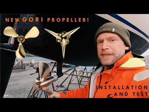 TESSIE got a new Gori folding propeller!