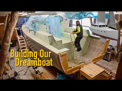 Another Cabin Taking Shape - Building Our Own 52ft Sailboat - Ep. 479 Ran Sailing