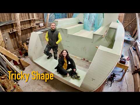 Building the Swim Platform and Tackling Compound Curves - Ep. 483 Ran Sailing