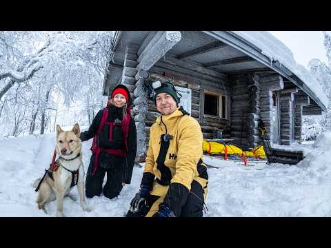 Camping in a Finnish Wilderness Cabin