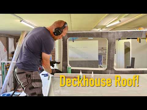 Deckhouse Roof Build - This Mistake Would Have Been Costly - Ep. 490 Ran Sailing