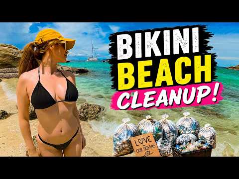 Bikini Beach Cleanup in Thailand!