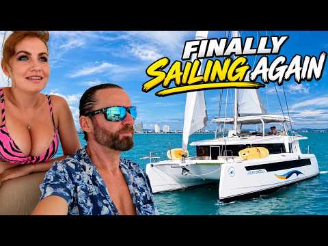 FINALLY SAILING AGAIN! We Made It to Thailand’s Full Moon Party Island