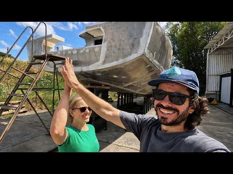 ⛵️ A Huge Milestone Towards Splashing Our New Boat in Just a Few Weeks!! Ep.386