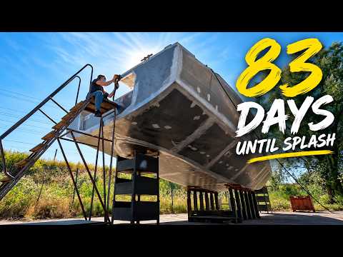 ⛵️ Building an Exploration Aluminium Boat!! The clock is ticking!! Ep.387