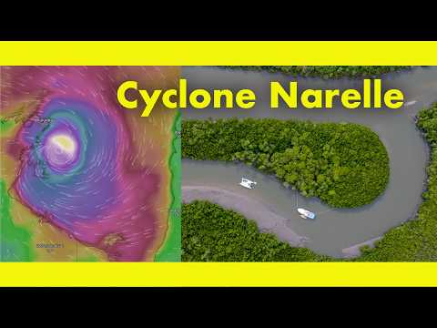 Cyclone Narelle, live update from our sailboat. (Ep 315)