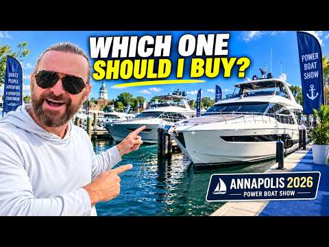 I'm Buying a POWER YACHT?! Touring the Annapolis Boat Show 2026