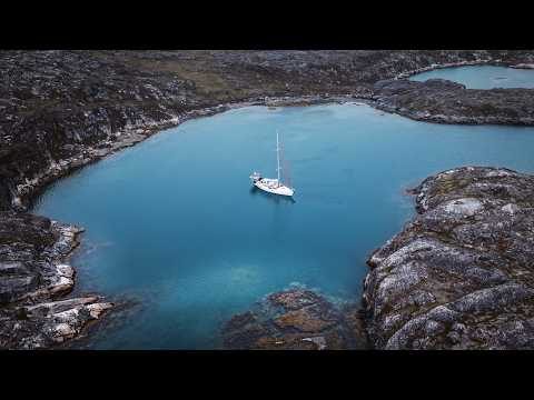 Squeezing Into an Impossibly Tiny Cove (Greenland)