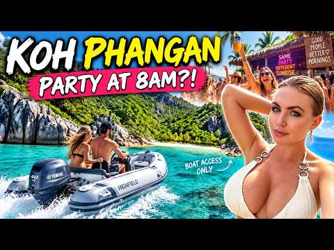 This Party Was STILL Going at 8AM! | Koh Phangan by Boat