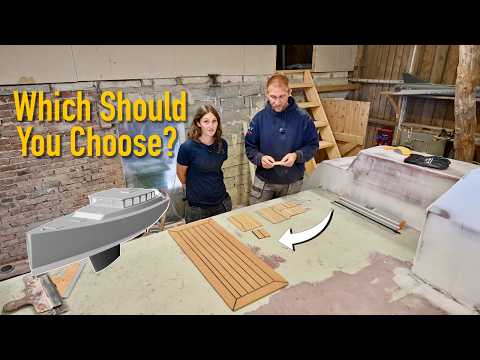 What Should We Put On Our Deck? Building a 52ft Sailboat - Ep. 504 Ran Sailing